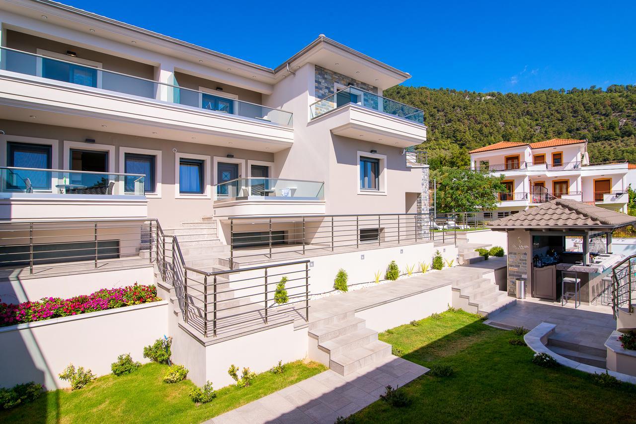 Semiramis Luxury Suites Chrisi Ammoudia Eksteriør billede