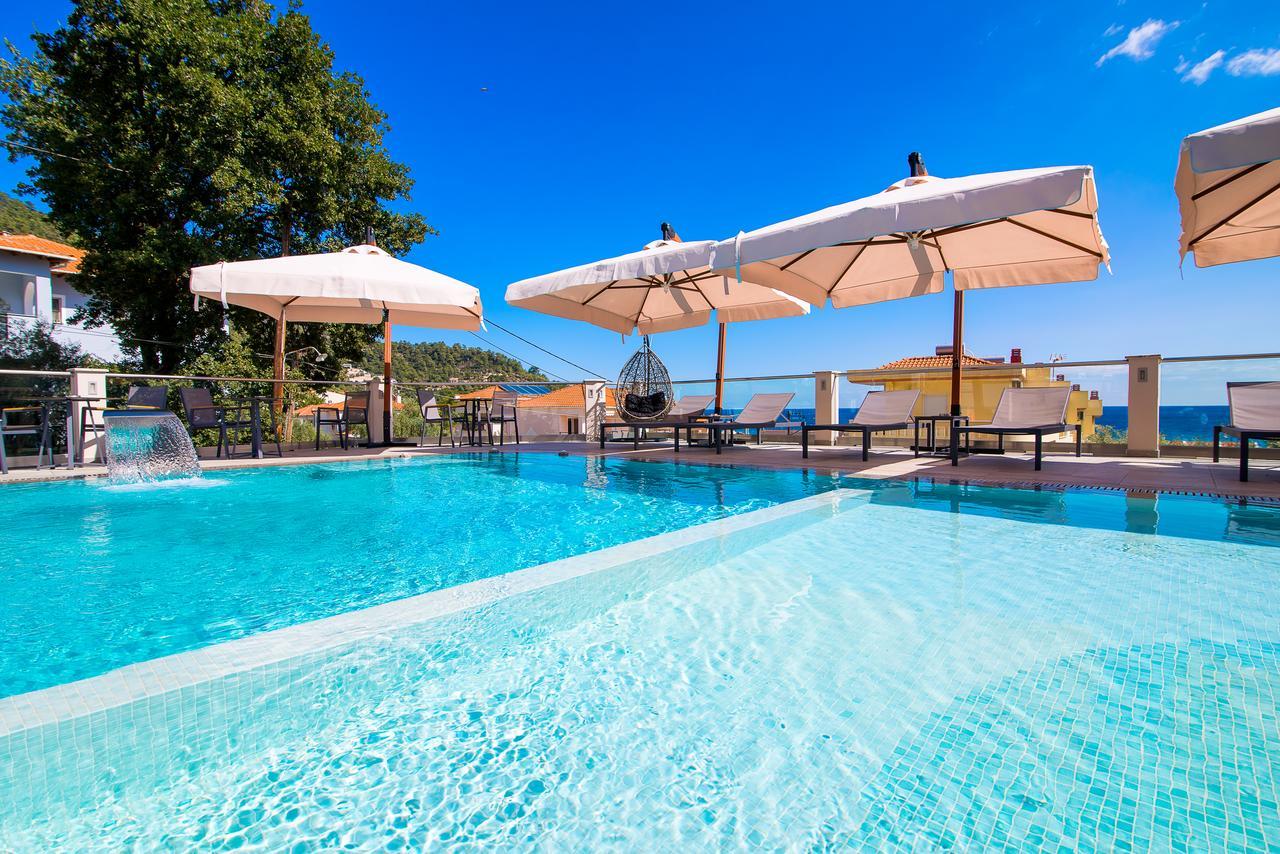 Semiramis Luxury Suites Chrisi Ammoudia Eksteriør billede