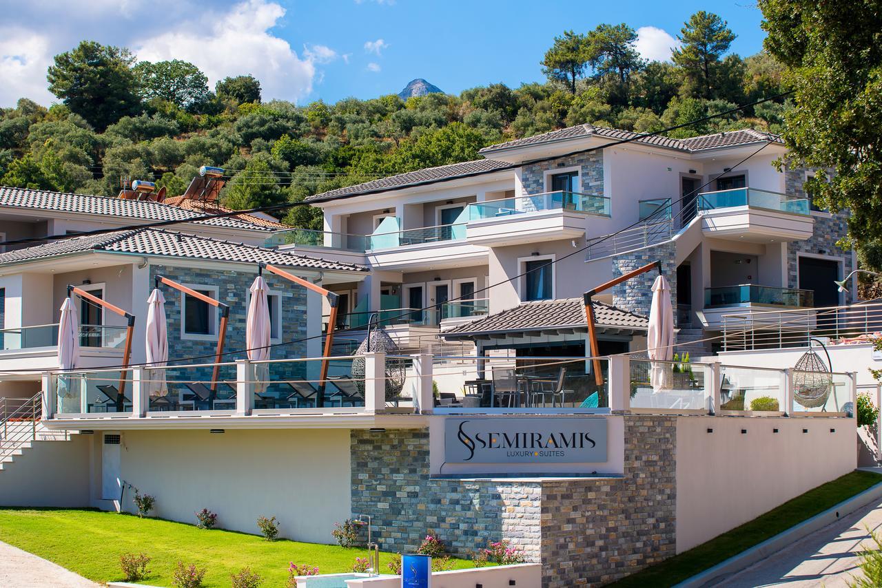 Semiramis Luxury Suites Chrisi Ammoudia Eksteriør billede
